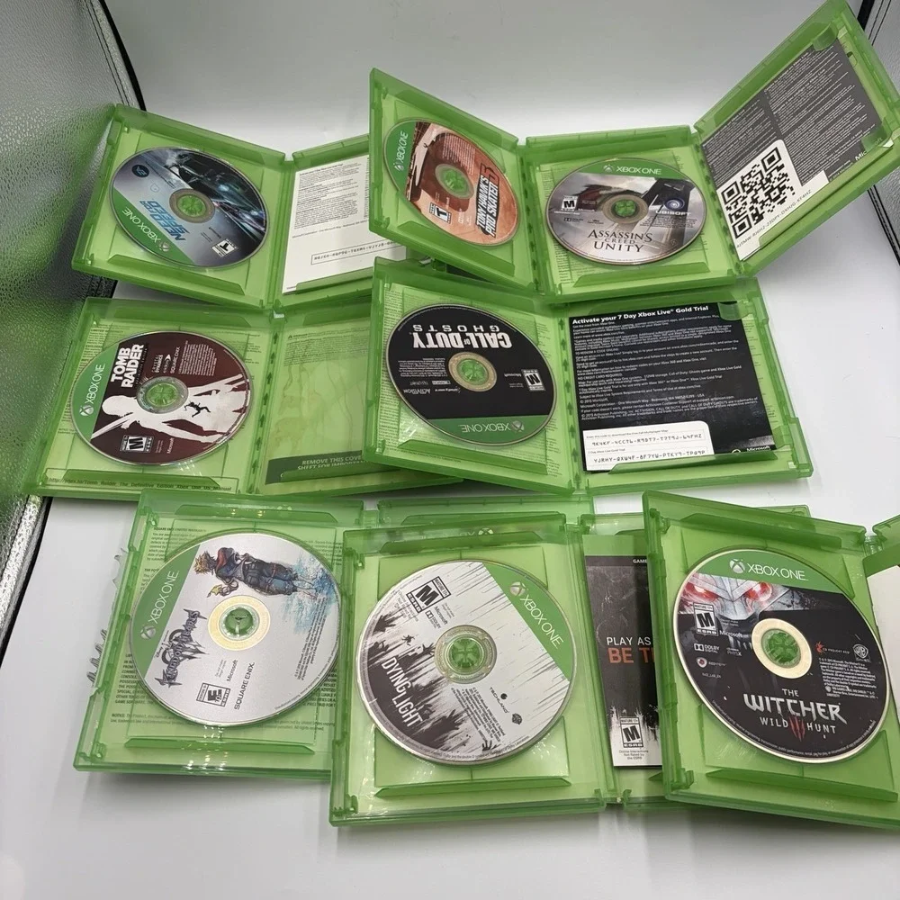 Microsoft Xbox One Video Games‎ Lot of 8 Tested Mature Teen And Everyone Bundle